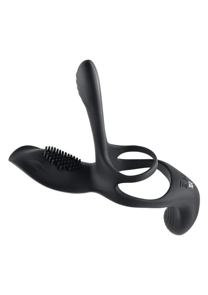 Male Sex Toys Playboy Playboy The 3 Way Rechargeable Silicone Cock Ring