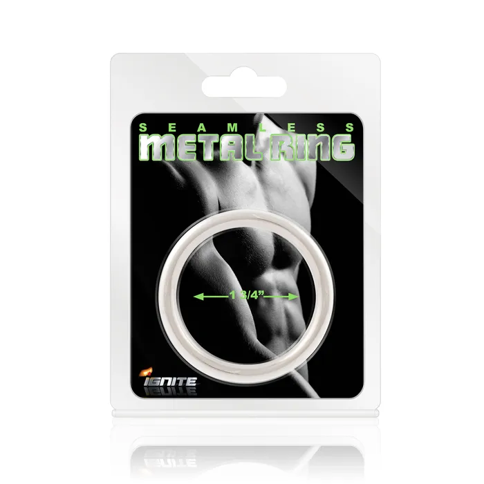 Male Sex Toys SI Novelties Si95056 SEAMLESS METAL RING 175in44mm