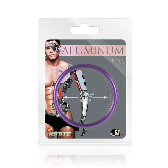 Male Sex Toys SI Novelties Si95146 COCK RING ALUMINUM RING ROYAL PURPLE 15in38mm Male Sex Toys SI Novelties Si95146 COCK RING ALUMINUM RING ROYAL PURPLE 15in38mm