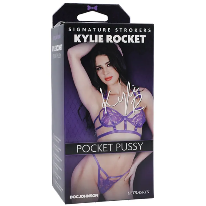 Male Sex Toys Signature Strokers Kylie Rocket Ultraskyn Pocket Pussy Signature Strokers