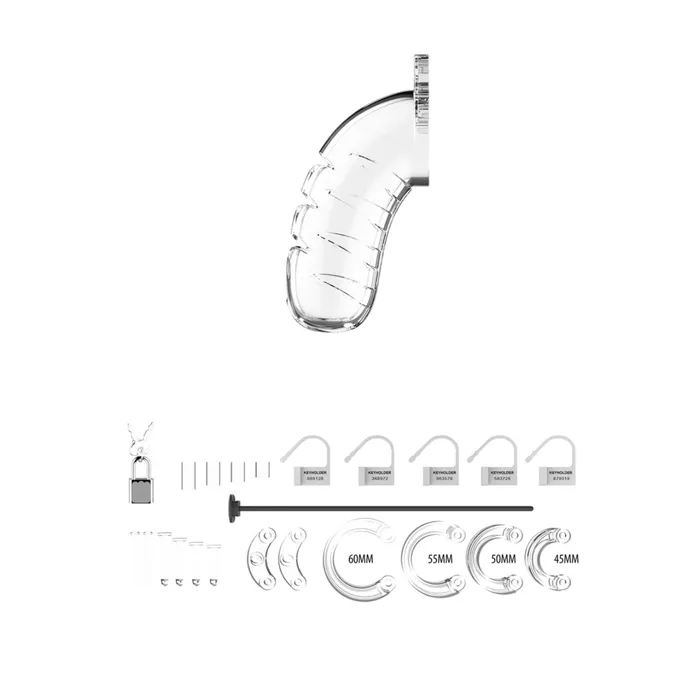 Man Cage Man Cage Chastity Cock Cage With Urethral Sound Model 16 Clear 45 Inch 115cm Male Sex Toys Man Cage Man Cage Chastity Cock Cage With Urethral Sound Model 16 Clear 45 Inch 115cm Male Sex Toys