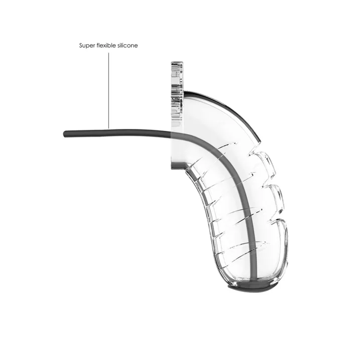 Man Cage Man Cage Chastity Cock Cage With Urethral Sound Model 16 Clear 45 Inch 115cm Male Sex Toys Man Cage Man Cage Chastity Cock Cage With Urethral Sound Model 16 Clear 45 Inch 115cm Male Sex Toys