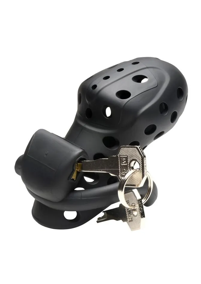 Master Series Male Sex Toys Master Series Lock Down Chastity Cage