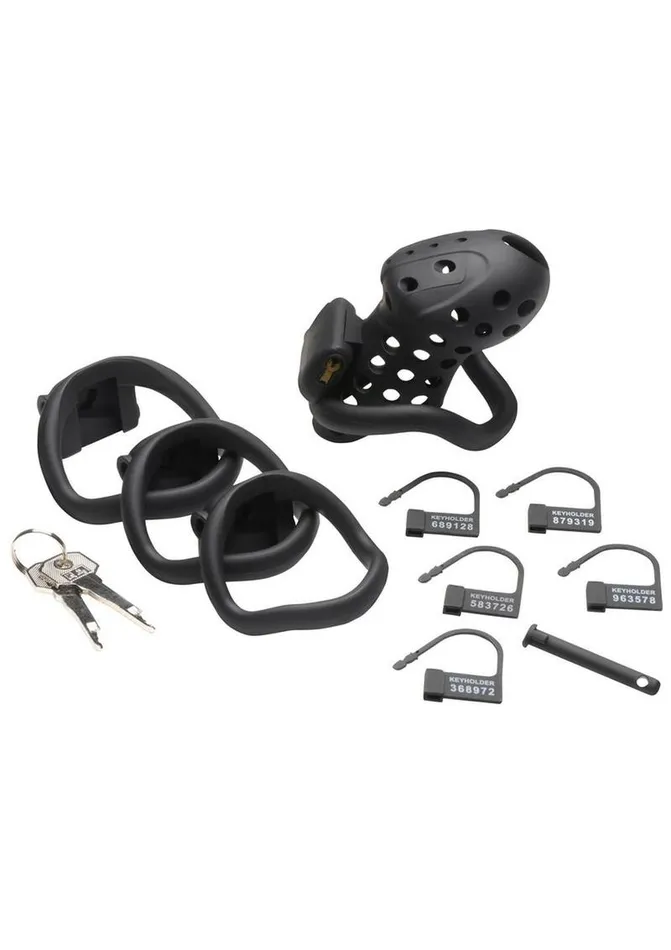 Master Series Male Sex Toys Master Series Lock Down Chastity Cage
