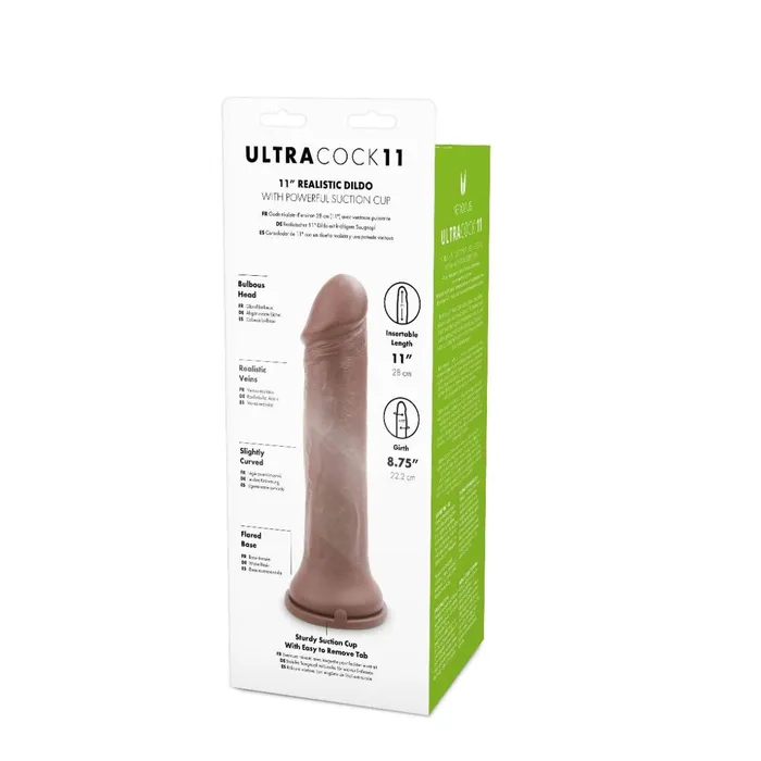 Me You Us Dildos Me You Us Ultra Cock Caramel Realistic Dildo 11 Inch