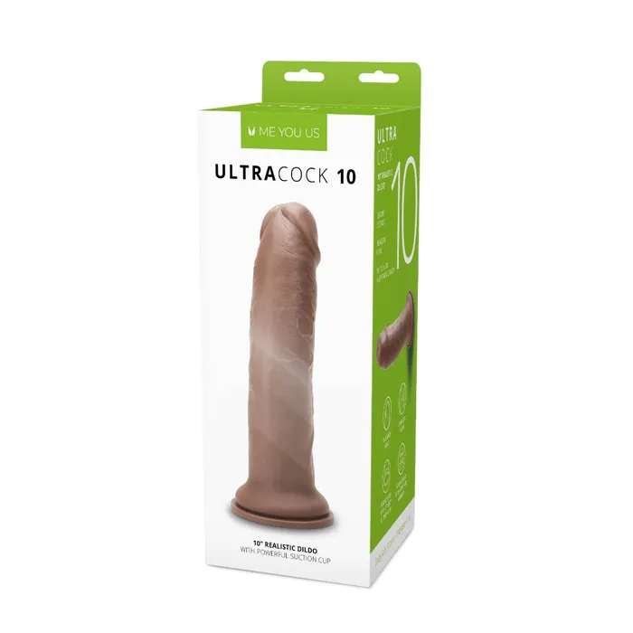 Me You Us Me You Us Ultra Cock Caramel Realistic Dildo 10 Inch Dildos