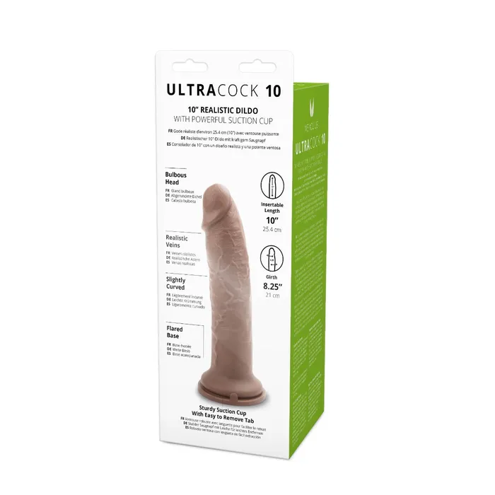 Me You Us Me You Us Ultra Cock Caramel Realistic Dildo 10 Inch Dildos