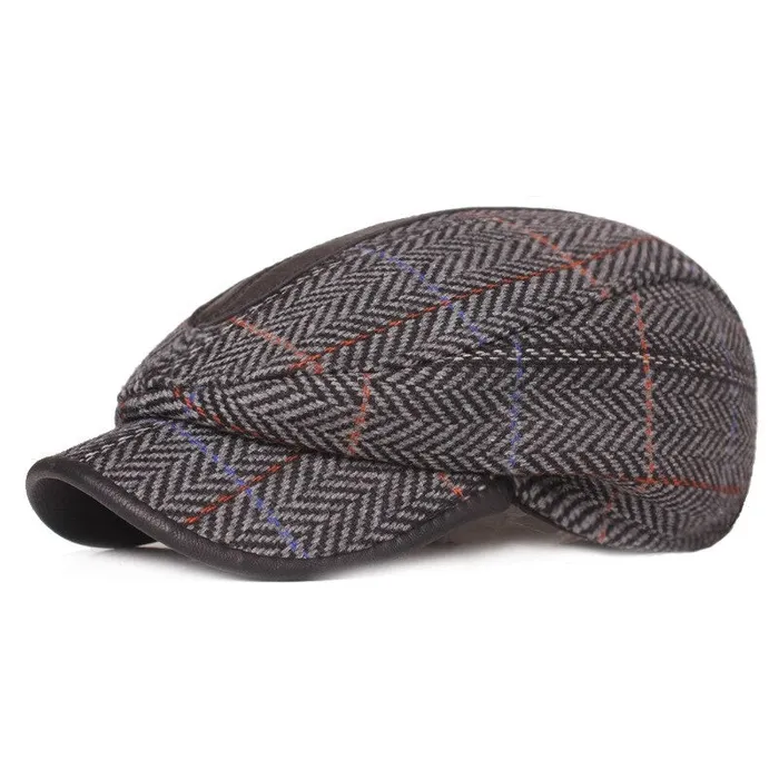 mysite Vibrators Royce Herringbone Wool Cap