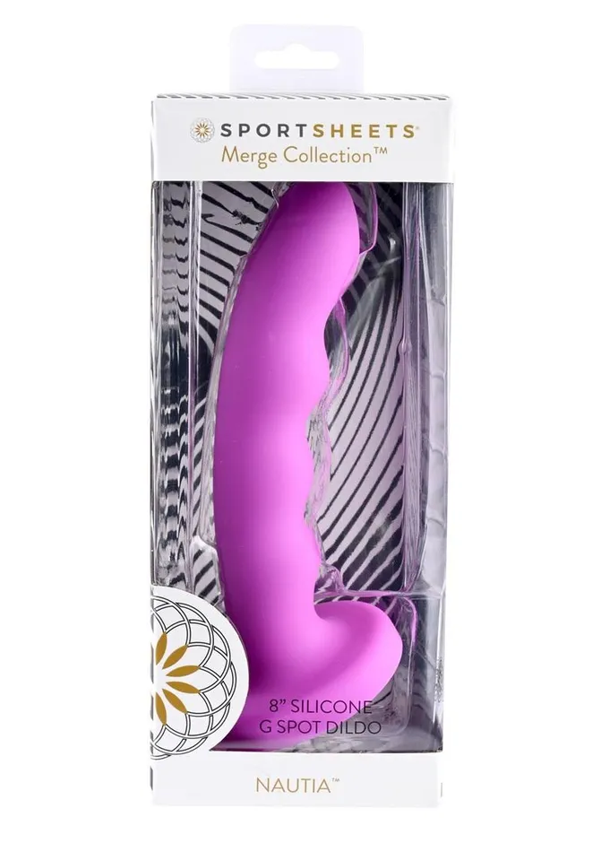 Nautia Silicone Curved Dildo with Suction Cup Sportsheets Female Sex Toys