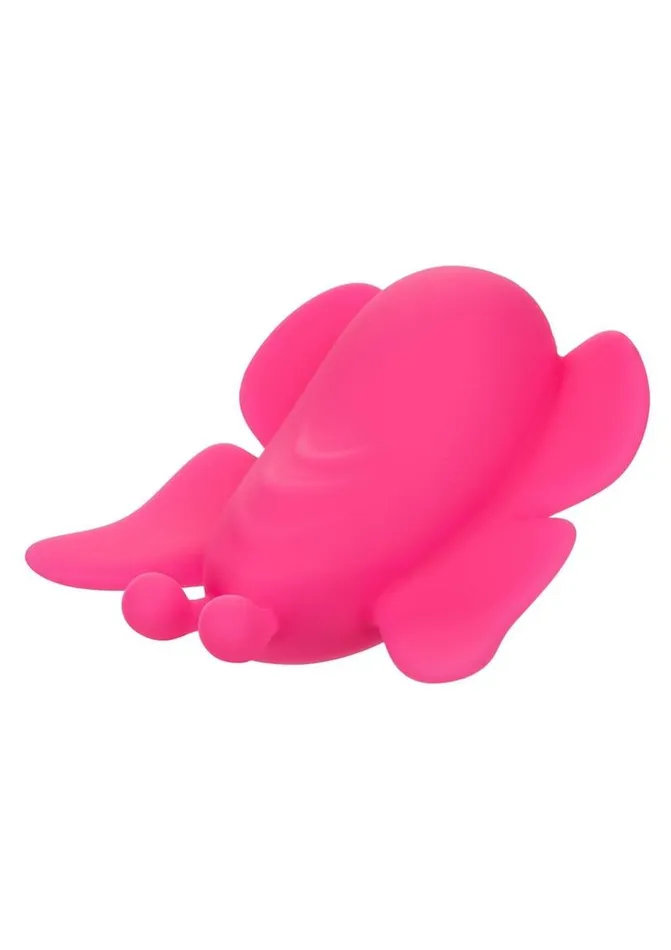 Neon Vibes Female Sex Toys Neon Vibes The Fluffer Vibe Rechargeable Silicone Butterfly Panty Vibe
