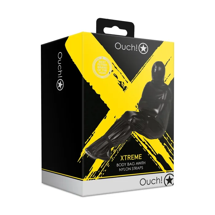 Ouch Xtreme Body Bag With Nylon Straps Black Ouch Xtreme Female Sex Toys