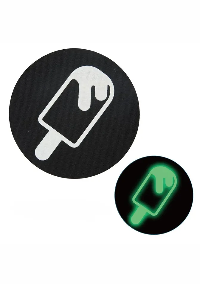 PEEKABOO Peekaboo Glow In The Dark Ice Cream Pasties Dildos