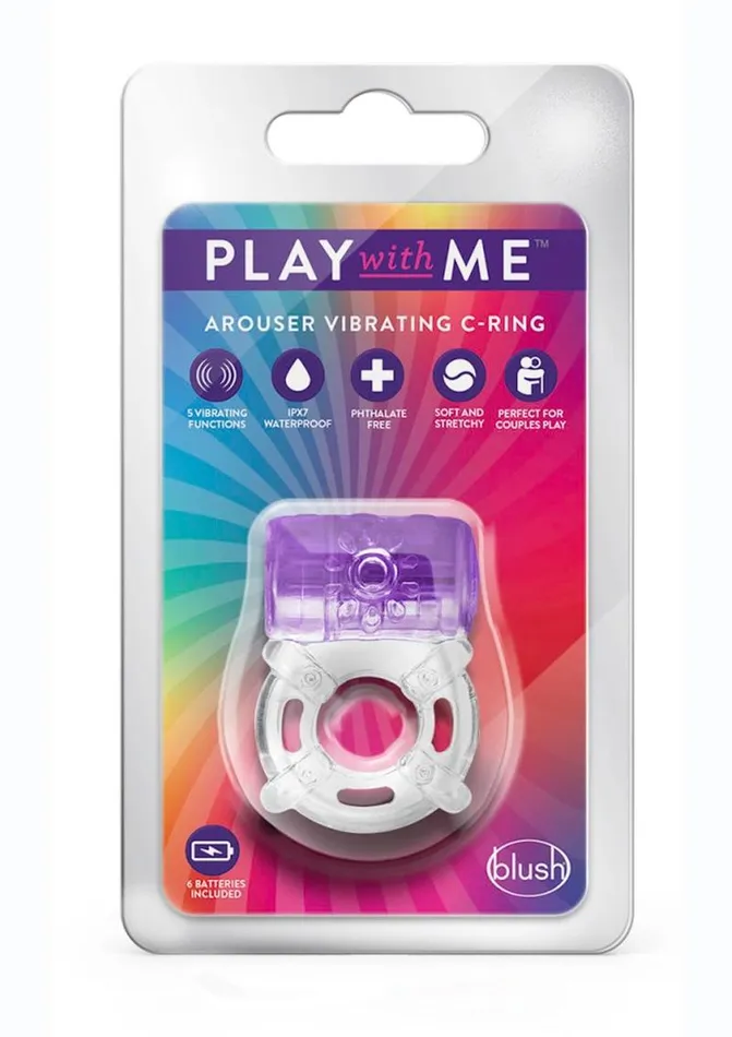 Play with Me One Night Stand Vibrating Cock Ring Play with Me by Blush Couples