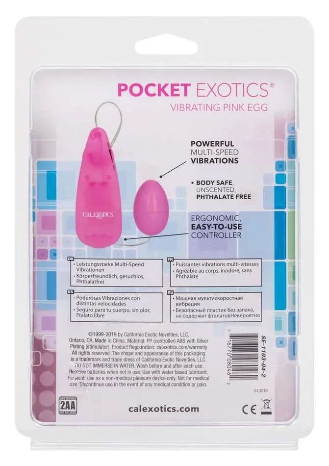 Pocket Exotics Vibrating Pink Passion Egg Pocket Exotics Vibrators Pocket Exotics Vibrating Pink Passion Egg Pocket Exotics Vibrators