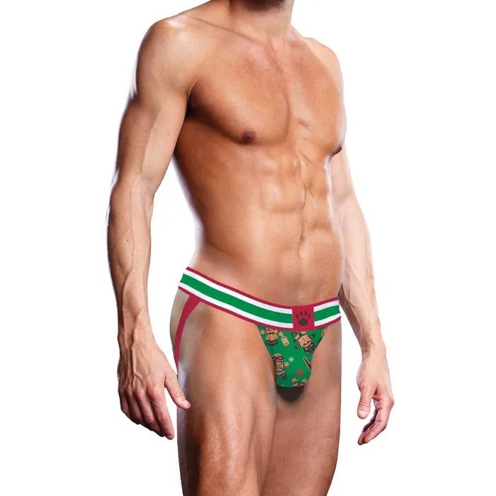 Prowler Anal Prowler Gingerbread Jock Strap Green Red