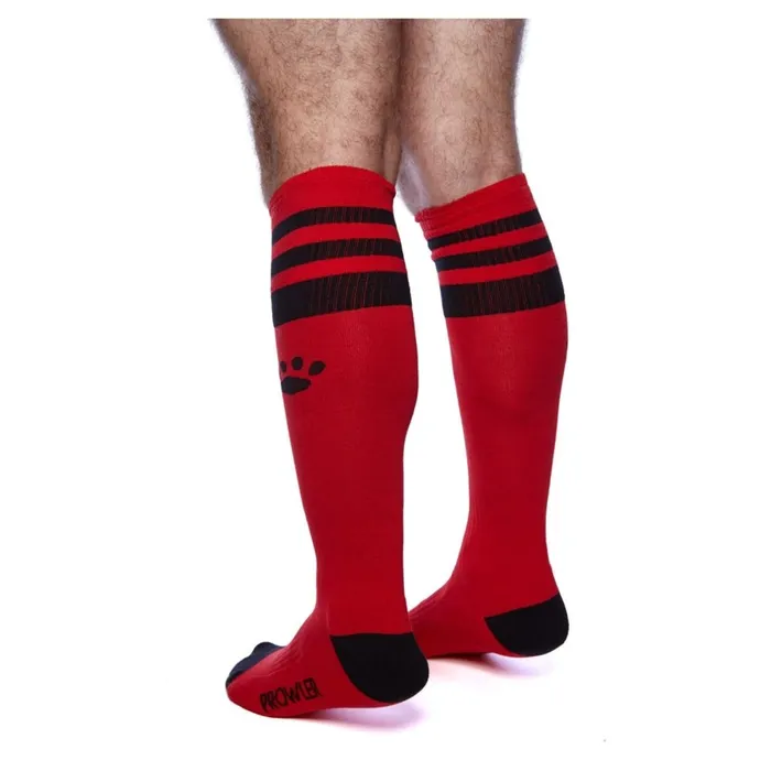 Prowler RED Football Socks Red Black Prowler RED Anal