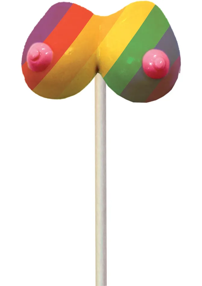 Rainbow Vibrators Rainbow Boobie Candy Pop