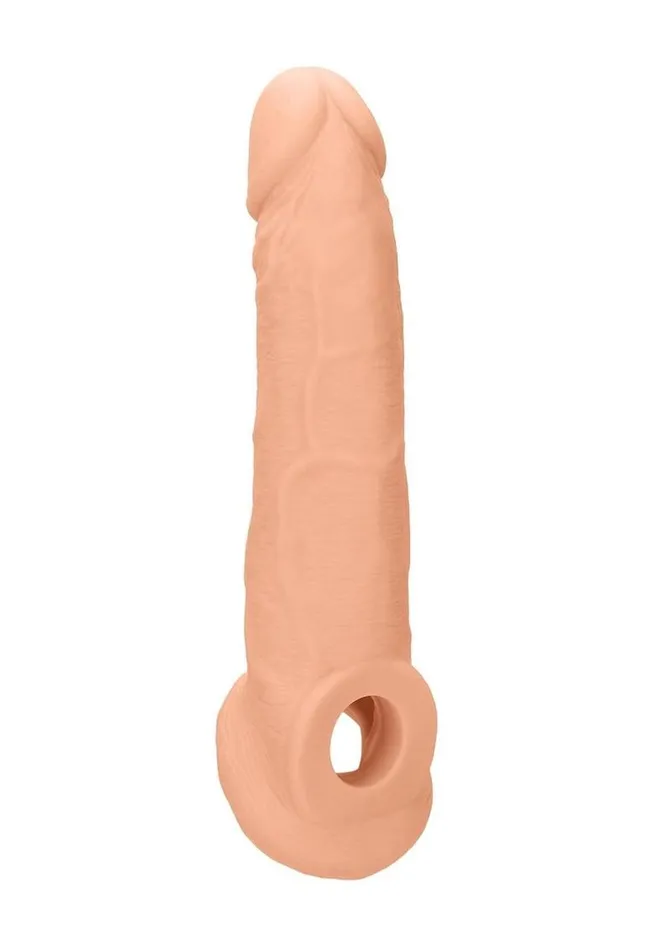 Realrock Skin Penis Extender with Rings Real Rock Female Sex Toys