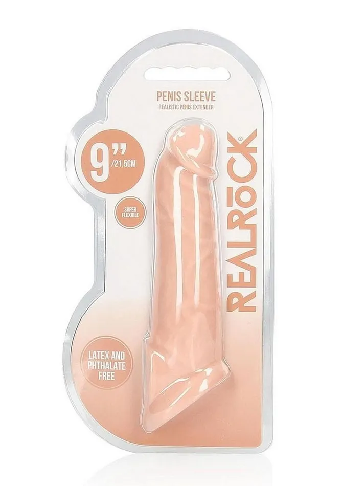 Realrock Skin Penis Extender with Rings Real Rock Female Sex Toys