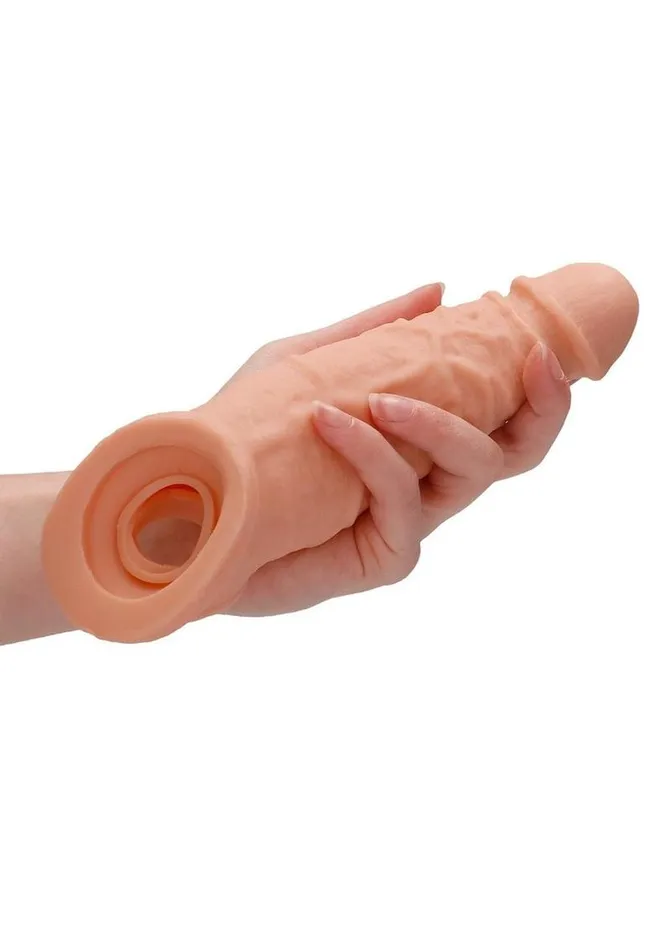Realrock Skin Penis Extender with Rings Real Rock Female Sex Toys