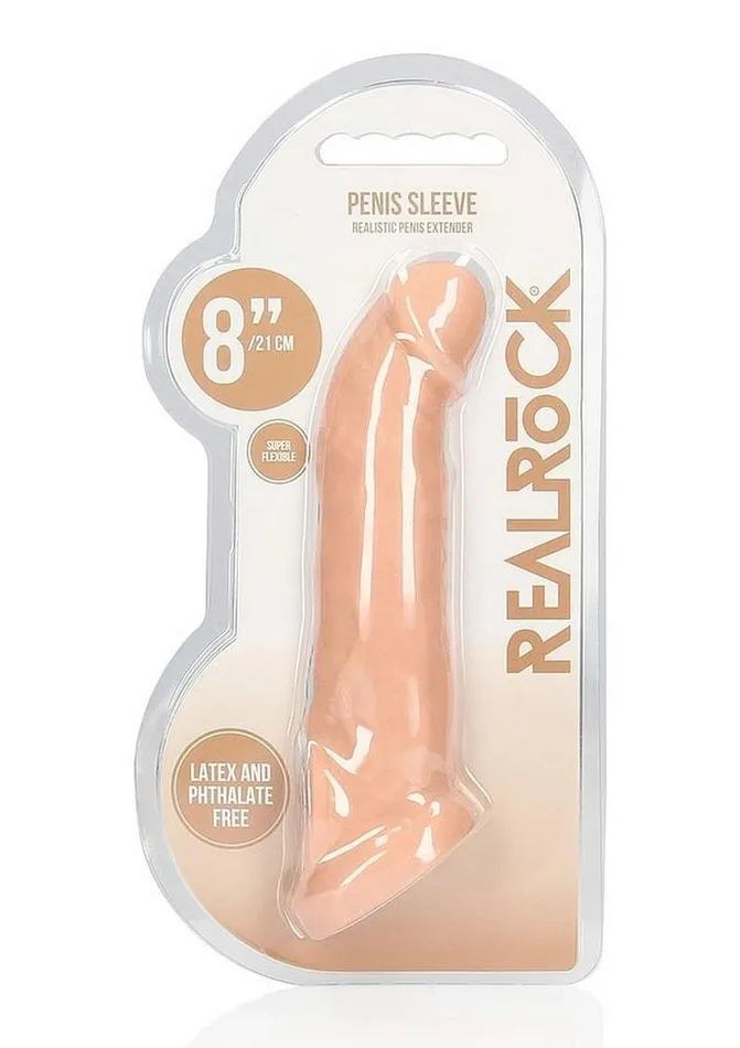 Realrock Skin Penis Extender with Rings Real Rock Female Sex Toys