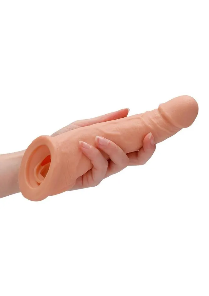Realrock Skin Penis Extender with Rings Real Rock Female Sex Toys