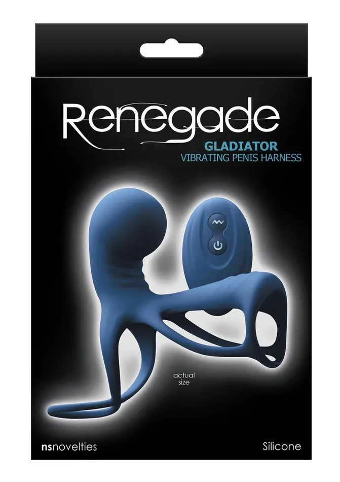 Renegade Female Sex Toys Renegade Gladiator Rechargeable Silicone Vibrating Penis Harness with Remote Control Renegade Female Sex Toys Renegade Gladiator Rechargeable Silicone Vibrating Penis Harness with Remote Control
