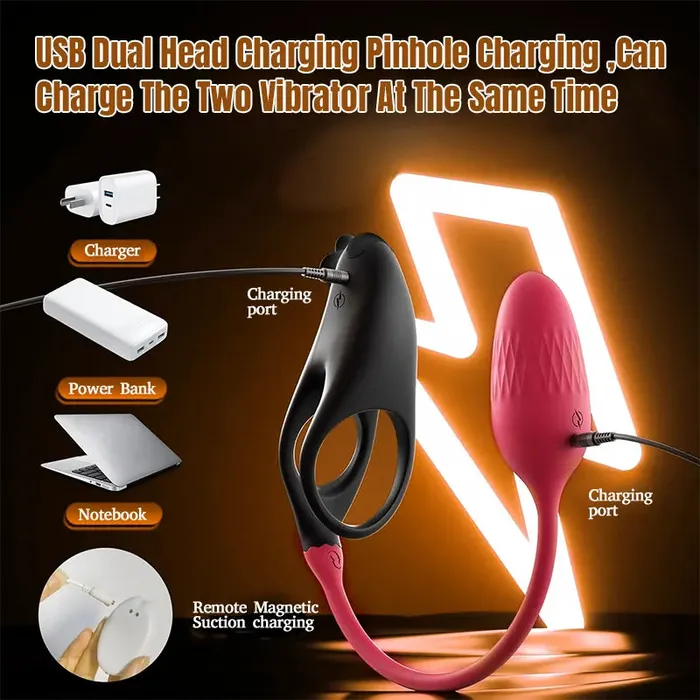Rose Couple Remote Control GSpot Penis Ring Inyarose Male Sex Toys