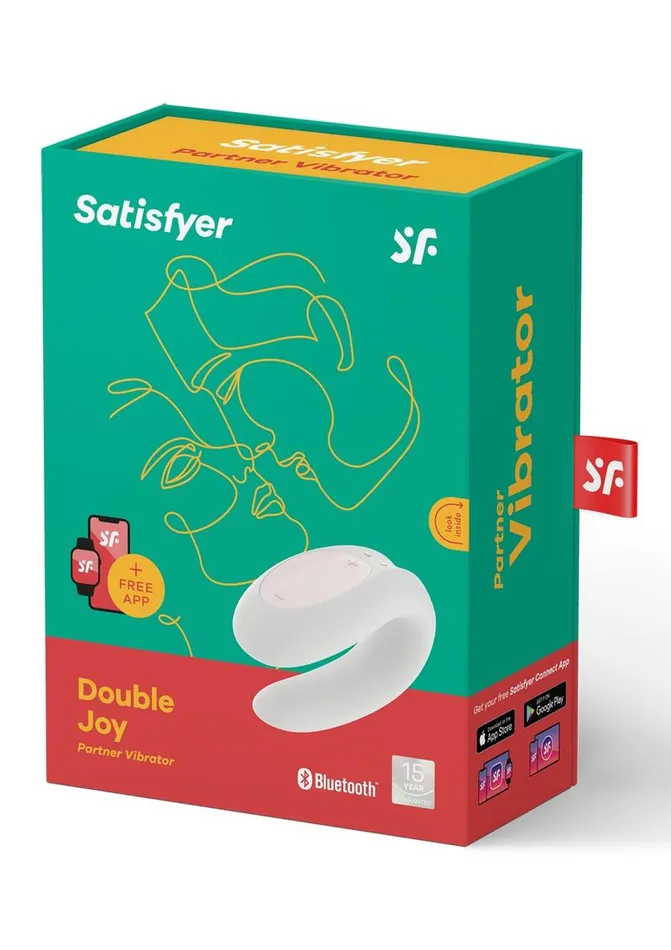 Satisfyer Female Sex Toys Satisfyer Double Joy Rechargeable Silicone Dual Stimulating Vibrator Satisfyer Female Sex Toys Satisfyer Double Joy Rechargeable Silicone Dual Stimulating Vibrator