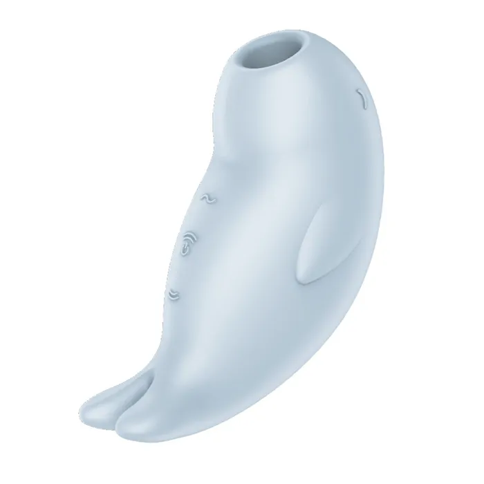 Satisfyer Seal You Soon Double Air Pulse Vibrator Light Blue Satisfyer Vibrators