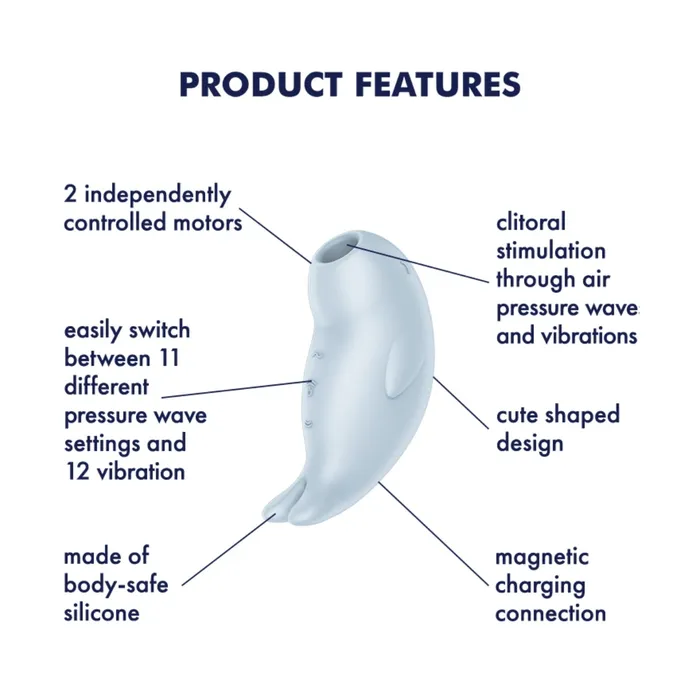 Satisfyer Seal You Soon Double Air Pulse Vibrator Light Blue Satisfyer Vibrators Satisfyer Seal You Soon Double Air Pulse Vibrator Light Blue Satisfyer Vibrators