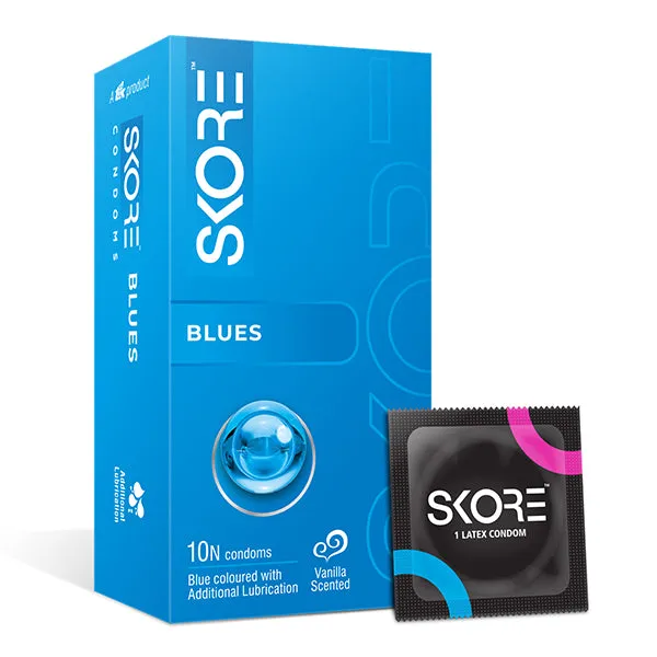 Skore Blues Condoms Skore Vibrators