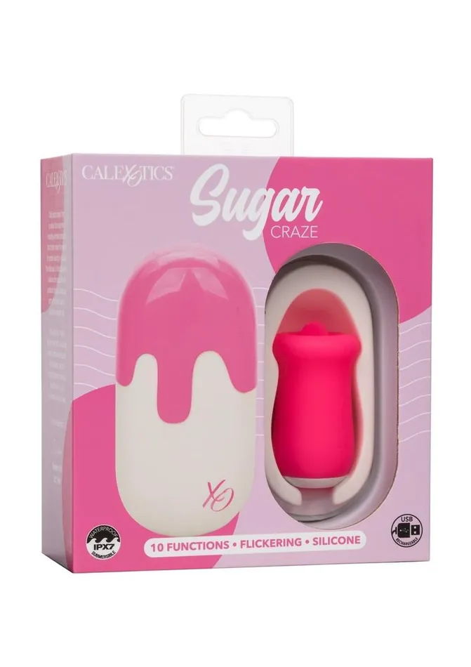 Sugar Craze Rechargeable Silicone Clitoral Stimulator Sugar Female Sex Toys