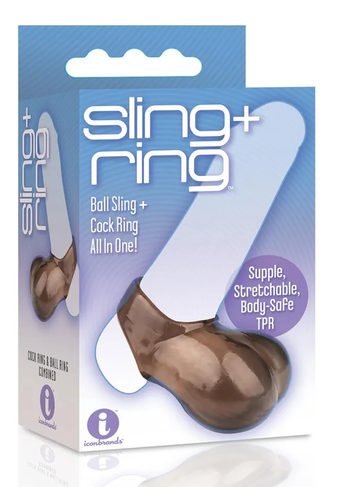 THE 9S The 9s Sling and Ring Cock Ring and Ball Sling Male Sex Toys THE 9S The 9s Sling and Ring Cock Ring and Ball Sling Male Sex Toys
