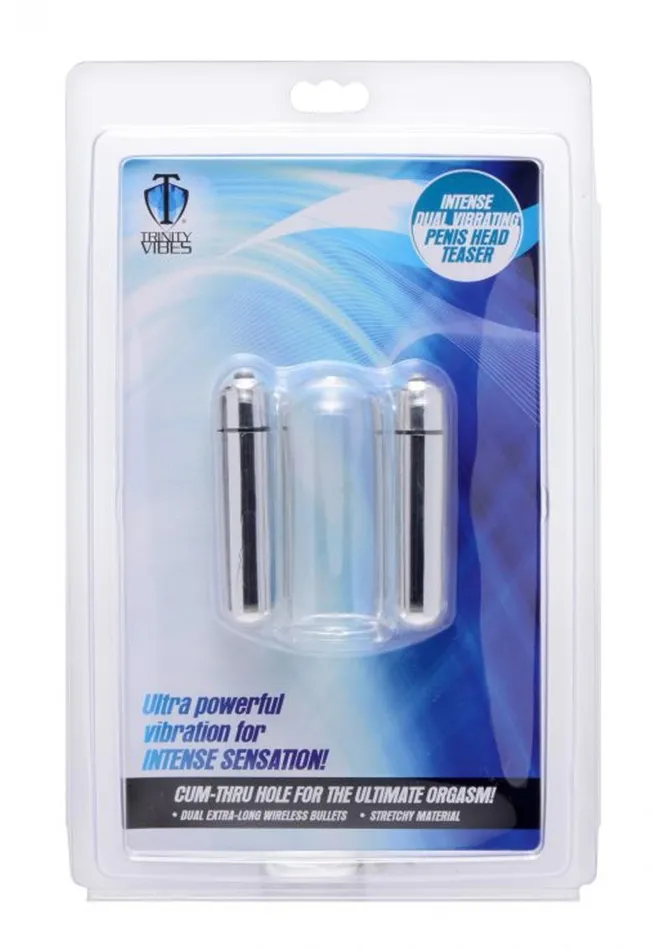 Trinity Men Female Sex Toys Trinity Men Dual Vibrating Penis Head Teaser