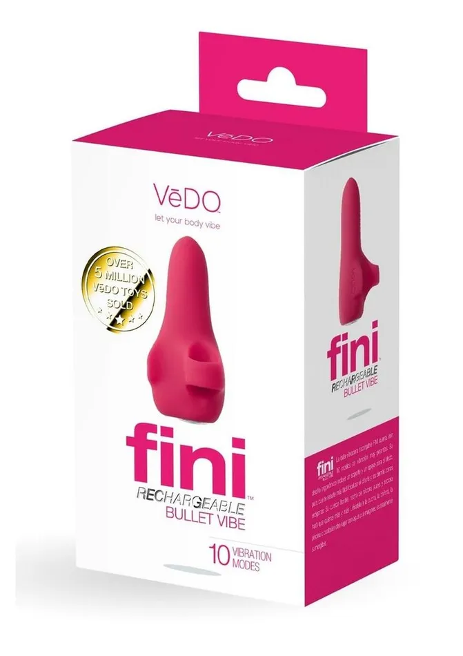 Vedo Fini Rechargeable Silicone Bullet Vibrator VeDO Female Sex Toys