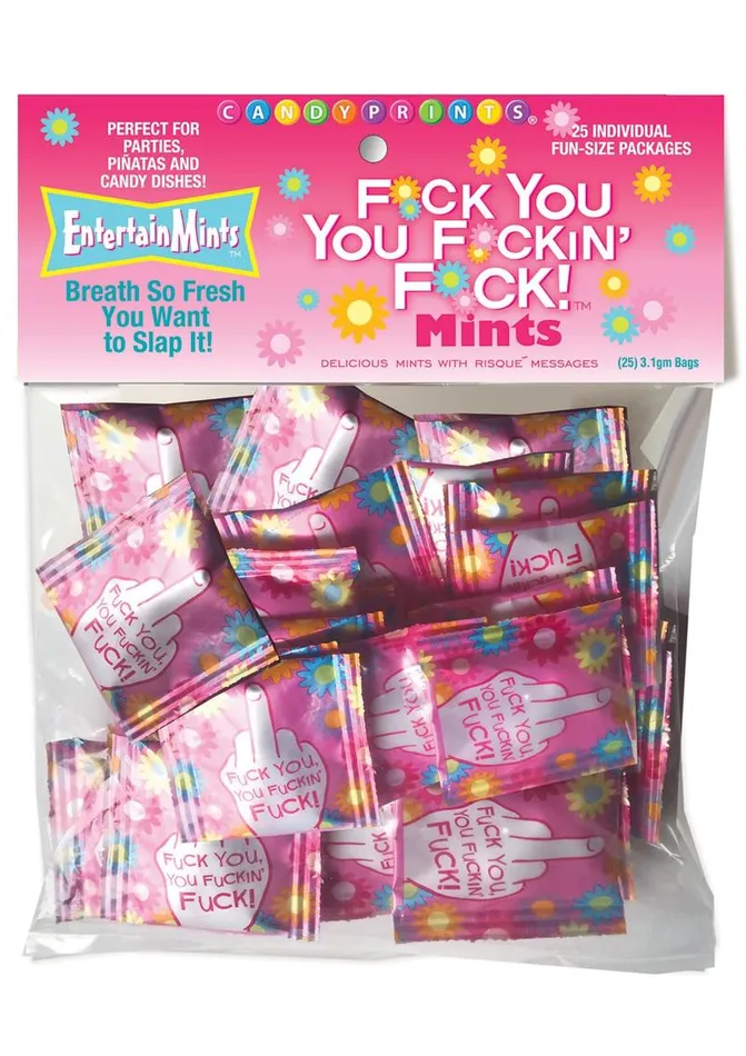 Vibrators Candyprints Fuck You You Fuckin Fuck Mints Candyprints Candy