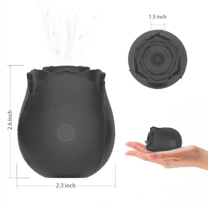 Vibrators Earlypeach Silica Gel Rose Toy