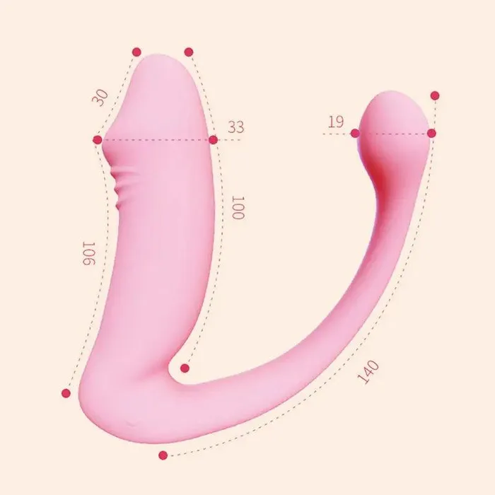 Vibrators Female Wearable Dual Shock Love Vibrator Inyarose