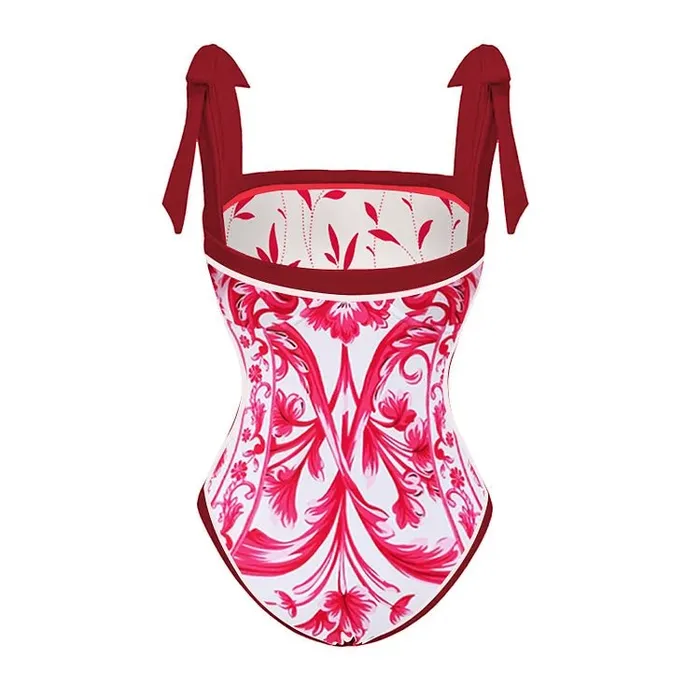 Vibrators Sinderella Reversible Red Pink One Piece Tie Up Swimsuit With Floral Skirt By Sinderella Vibrators Sinderella Reversible Red Pink One Piece Tie Up Swimsuit With Floral Skirt By Sinderella