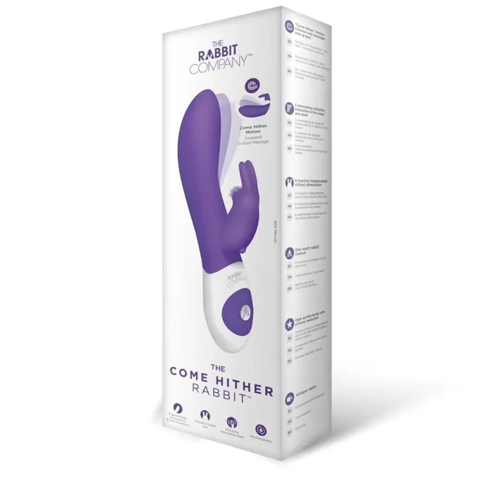 Vibrators The Rabbit Company The Rabbit Company The Come Hither Rabbit Vibrator Purple