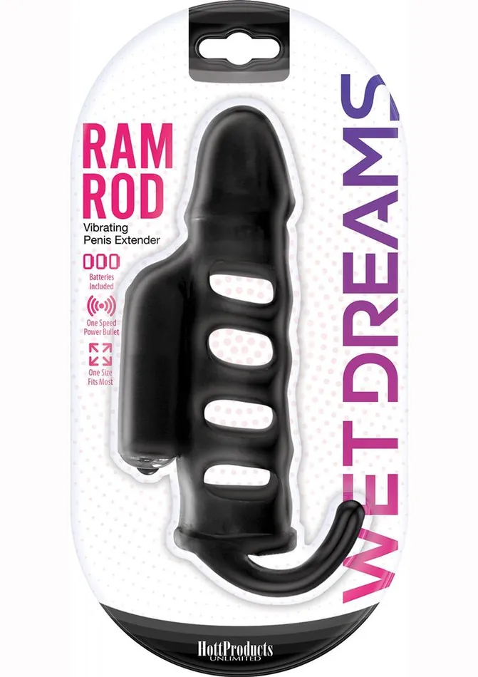 Wet Dreams Male Sex Toys Wet Dreams Ram Rod Silicone Vibrating Penis Extender