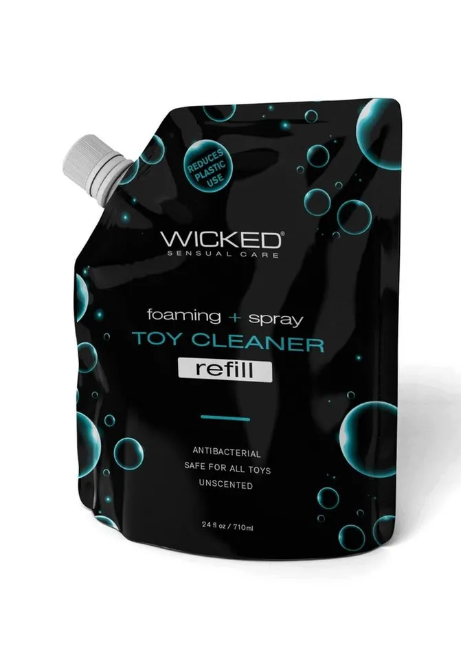 Wicked Sensual Foam and Fresh Toy Cleaner Refill Pouch Wicked Sensual Care Vibrators