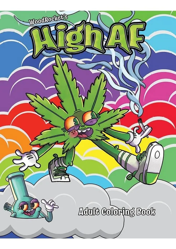 WoodRocket Vibrators High AF Coloring Book