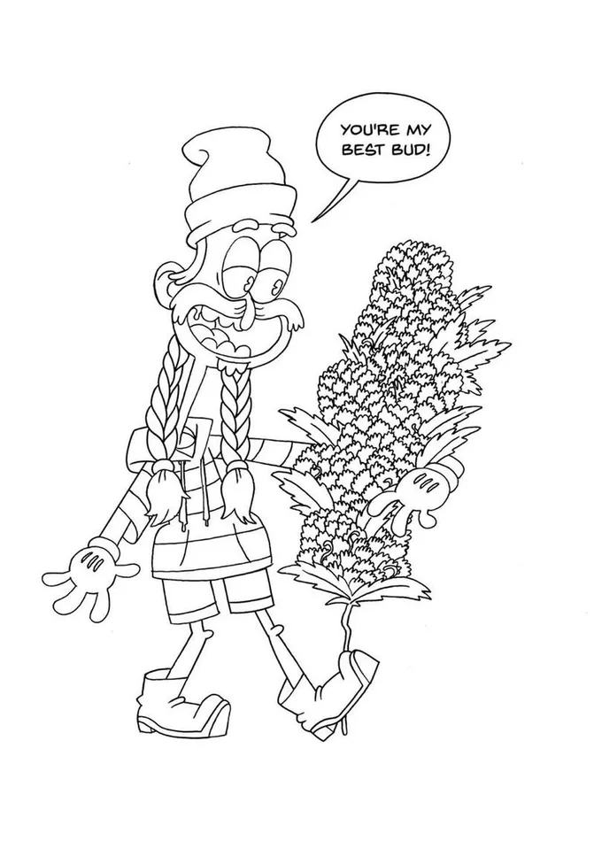 WoodRocket Vibrators High AF Coloring Book