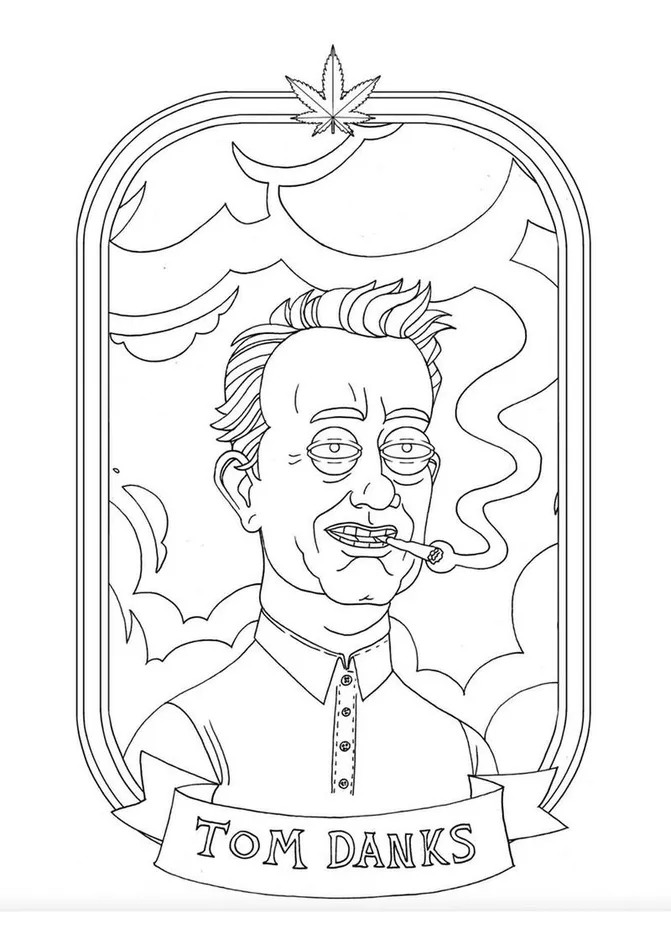 WoodRocket Vibrators High AF Coloring Book