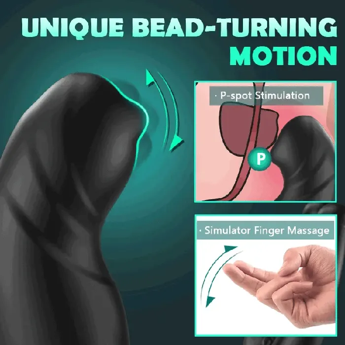 xbelo Male Sex Toys Hurricane No1 Bead Massage Pspot 9 Vibrating Prostate Massager with Remote Control