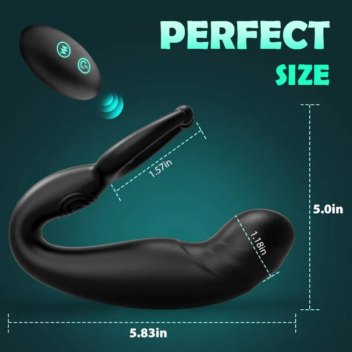 xbelo Male Sex Toys Hurricane No1 Bead Massage Pspot 9 Vibrating Prostate Massager with Remote Control