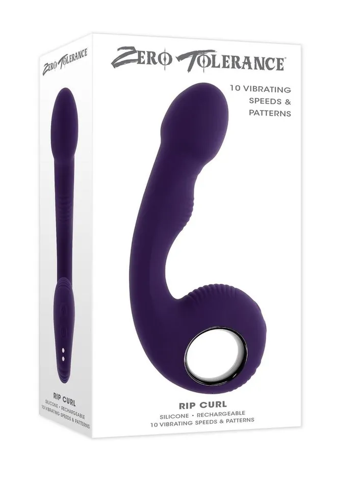 Zero Tolerance Anal Zero Tolerance Rip Curl Rechargeable Silicone Prostate Vibrator