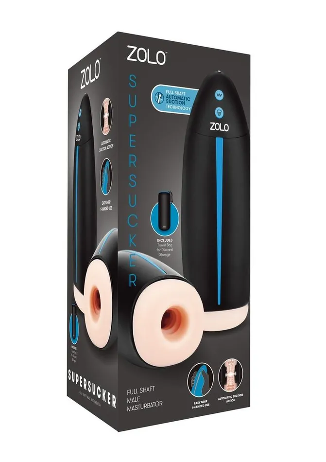 Zolo Male Sex Toys ZOLO Supersucker Rechargeable Silicone Masturbator